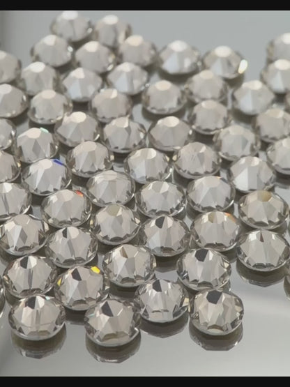 Crystal Glass Flatback Round Rhinestone 16 Cut Facet